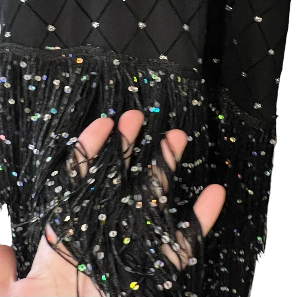 Revolution Dance Girl’s Flapper Dress STYLE #RC17029 COLOR: Black Large Child